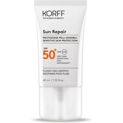 Korff Sun Repair SPF 50+ Crème Solaire Pour Peaux Sensibles Korff Sun Repair SPF 50+ Crème Solaire Pour Peaux Sensibles