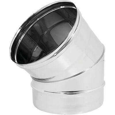 ZINCO GROUP Curva in Acciaio Inox 45° - Curva di Tubi ZINCO GROUP Curva in Acciaio Inox 45° - Curva di Tubi