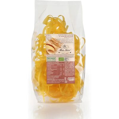Pasta Natura Bezglutenowe Tagliatelle z kukurydzy i ryżu - Makaron Pasta Natura Bezglutenowe Tagliatelle z kukurydzy i ryżu - Makaron