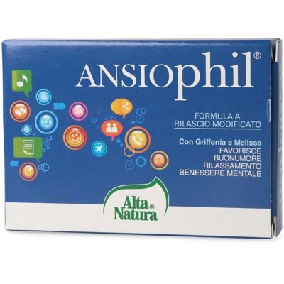 Alta Natura Ansiophil - Supporto Stress & Ansia - 15 Compresse Alta Natura Ansiophil - Supporto Stress & Ansia - 15 Compresse