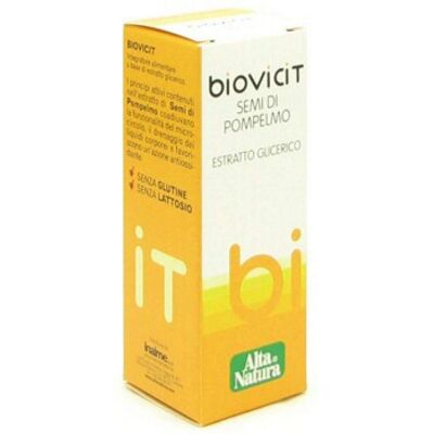 Alta Natura Biovicit Estratto di Semi di Pompelmo - 30ml Integratore Vegano Alta Natura Biovicit Estratto di Semi di Pompelmo - 30ml Integratore Vegano
