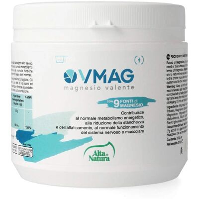 Alta Natura VMAG Polvere di Magnesio - Integratore Alimentare Alta Natura VMAG Polvere di Magnesio - Integratore Alimentare