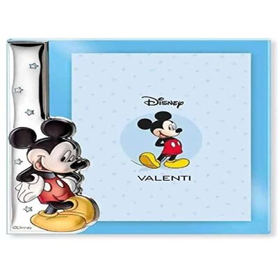 Cadre photo Mickey Mouse en argent bleu - 13x18cm Cadre photo Mickey Mouse en argent bleu - 13x18cm
