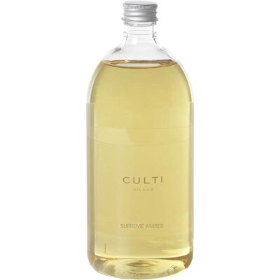 Culti Milano Refill Supreme Amber - Oriental, 1000ml - Refills for Aroma Diffusers Culti Milano Refill Supreme Amber - Oriental, 1000ml - Refills for Aroma Diffusers