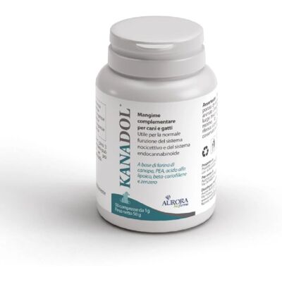 Aurora Biofarma Kanadol Integratore per Cani e Gatti - Supporta Articolazioni e Mobilità Aurora Biofarma Kanadol Integratore per Cani e Gatti - Supporta Articolazioni e Mobilità