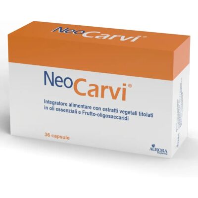 Aurora Biofarma Neocarvi - Supporto digestivo, Allevia gas, 36 Capsule Aurora Biofarma Neocarvi - Supporto digestivo, Allevia gas, 36 Capsule