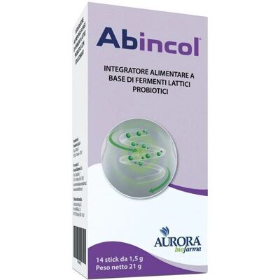 AURORA BIOFARMA Abincol 14 Stick Orosolubili - Integratore Alimentare AURORA BIOFARMA Abincol 14 Stick Orosolubili - Integratore Alimentare
