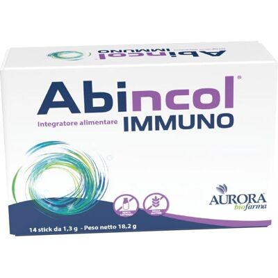 Aurora Biofarma Abincol Immuno - Probiotici, Zinco, Vitamina D - 14 Stick Aurora Biofarma Abincol Immuno - Probiotici, Zinco, Vitamina D - 14 Stick