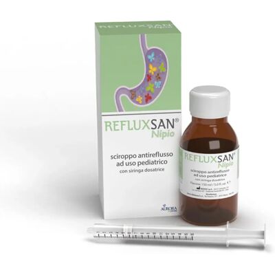 Aurora Biofarma Refluxsan Nipio - Sollievo dal Reflusso 150ml - Integratore Alimentare Aurora Biofarma Refluxsan Nipio - Sollievo dal Reflusso 150ml - Integratore Alimentare