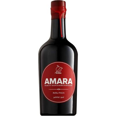 Amaro à l'Orange Rouge Sicilien - Artisanal, Sans Additifs - Publicité Amaro à l'Orange Rouge Sicilien - Artisanal, Sans Additifs - Publicité