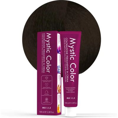 Mystic Color -Coloration Permanente Crème 100 ml - Noir - Hair color - Publicité Mystic Color -Coloration Permanente Crème 100 ml - Noir - Hair color - Publicité