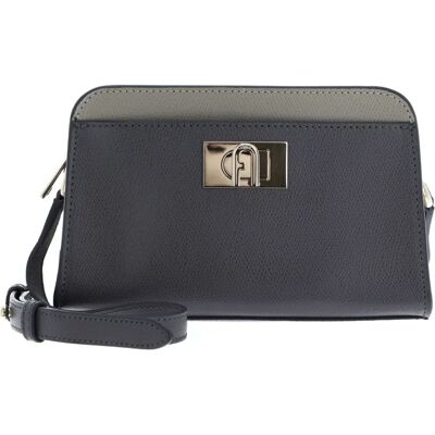Furla Grau Leder Umhängetasche - Mini Kameratasche Furla Grau Leder Umhängetasche - Mini Kameratasche