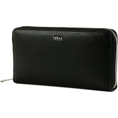 Furla - Man Project Zip Around Wallet Xl - Schwarz - Leder - Wallet Furla - Man Project Zip Around Wallet Xl - Schwarz - Leder - Wallet