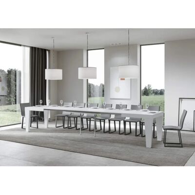 Stół Rozkładany ITAMOBY Spimbo - Biały - 130x90/390 cm Stół Rozkładany ITAMOBY Spimbo - Biały - 130x90/390 cm