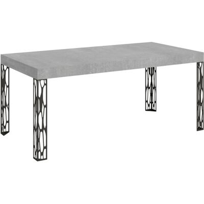 LES TENDANCES Table Extensible Ghibli Gris Béton 180-284cm - Publicité LES TENDANCES Table Extensible Ghibli Gris Béton 180-284cm - Publicité