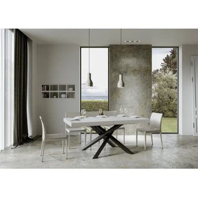 Tavolo Estensibile ITAMOBY - Bianco - Ospita 12+ - Stile Moderno Tavolo Estensibile ITAMOBY - Bianco - Ospita 12+ - Stile Moderno
