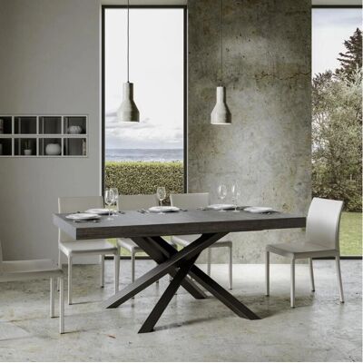 Table Extensible Moderne Itamoby - 18 Places, Gris - Publicité Table Extensible Moderne Itamoby - 18 Places, Gris - Publicité