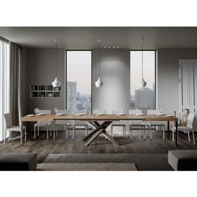 Webmarketpoint Table Extensible Volantis - 90x180-440cm - 12+ Places - Publicité Webmarketpoint Table Extensible Volantis - 90x180-440cm - 12+ Places - Publicité