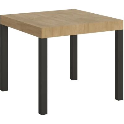 LES TENDANCES Table à Manger Extensible Bois Naturel - Table à Manger - Publicité LES TENDANCES Table à Manger Extensible Bois Naturel - Table à Manger - Publicité