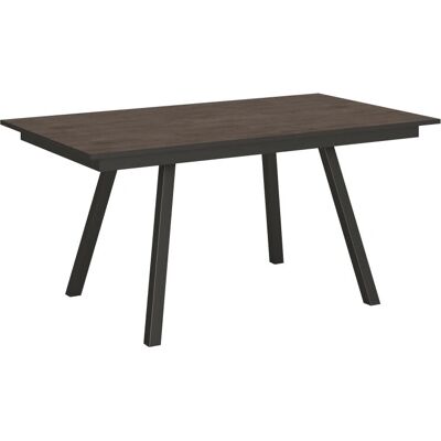 Table Extensible en Bois Foncé Mirhi - 6-10 Personnes - Publicité Table Extensible en Bois Foncé Mirhi - 6-10 Personnes - Publicité