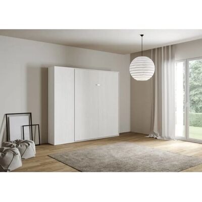 Cama abatible Kentaro de Itamoby - Ahorro de espacio, con columna de almacenamiento Cama abatible Kentaro de Itamoby - Ahorro de espacio, con columna de almacenamiento