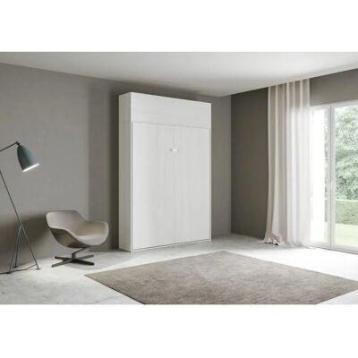 Cama Plegable Vertical Kentaro - Blanco Frassino - Cama Doble Cama Plegable Vertical Kentaro - Blanco Frassino - Cama Doble