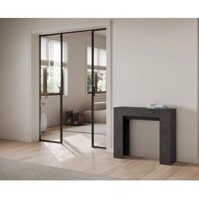 Itamoby Rozszerzalny Stół Konsola - 90x25/181cm, Antracyt Itamoby Rozszerzalny Stół Konsola - 90x25/181cm, Antracyt
