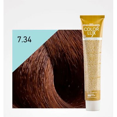 Color Lux Tinte de cabello 7.34 Rubio Dorado Cobre - Coloración Color Lux Tinte de cabello 7.34 Rubio Dorado Cobre - Coloración