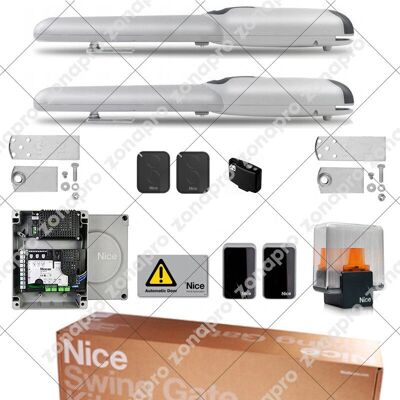 Kit automazione cancelli NICE WINGO4024BDKCE - 24V, 2 ante Kit automazione cancelli NICE WINGO4024BDKCE - 24V, 2 ante