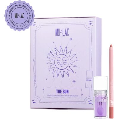 Mulac Lip Combo Kit The Sun - Nude Rosato a Lunga Durata - Set Labbra & Lucidalabbra Mulac Lip Combo Kit The Sun - Nude Rosato a Lunga Durata - Set Labbra & Lucidalabbra