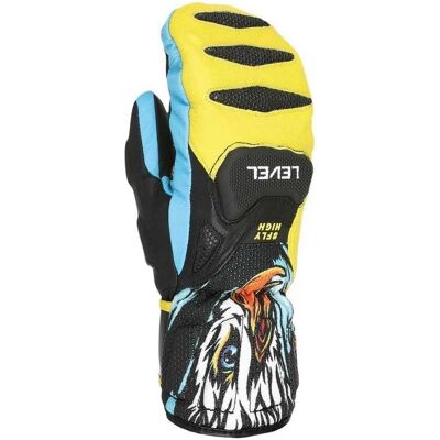 Guanti da sci impermeabili per bambini Level Gloves - Blu/Giallo - Taglia 5 Guanti da sci impermeabili per bambini Level Gloves - Blu/Giallo - Taglia 5