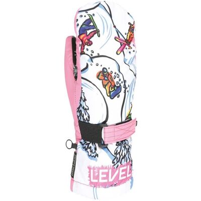 Level Gloves Junior Rosa Impermeable Guantes de Esquí para Niños - Guantes para niños Level Gloves Junior Rosa Impermeable Guantes de Esquí para Niños - Guantes para niños
