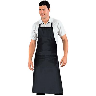 Isacco - Tablier Complet 96x105 - Noir - 96x105 cm - Apron - Publicité Isacco - Tablier Complet 96x105 - Noir - 96x105 cm - Apron - Publicité