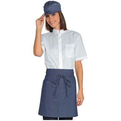 Isacco - TABLIER DE CUISINE VITA - 70x46 - Jeans - Tablier - Publicité Isacco - TABLIER DE CUISINE VITA - 70x46 - Jeans - Tablier - Publicité