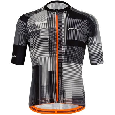 Maglia Karma Kinetic di Santini - Maglia per Uomini - Nero Maglia Karma Kinetic di Santini - Maglia per Uomini - Nero