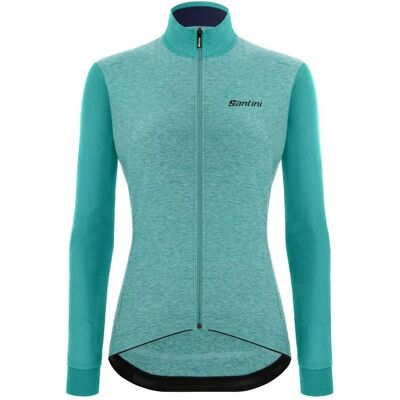 Maglietta Santini Blu Chiaro - Slim Fit e Resistente all'Acqua Maglietta Santini Blu Chiaro - Slim Fit e Resistente all'Acqua