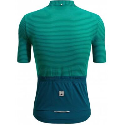 Maillot à Manches Courtes Santini Riga - Coupe Classique Légère et Respirante Maillot à Manches Courtes Santini Riga - Coupe Classique Légère et Respirante