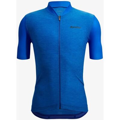 Maglia Santini manica corta blu - Vestibilità slim - XS Maglia Santini manica corta blu - Vestibilità slim - XS
