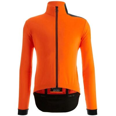 Chaqueta de ciclismo impermeable Naranja Vega Multi de Santini - Chaqueta Chaqueta de ciclismo impermeable Naranja Vega Multi de Santini - Chaqueta