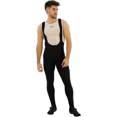 Santini - Guard Nimbus - Nero - XS - Collant da ciclismo con bretelle Santini - Guard Nimbus - Nero - XS - Collant da ciclismo con bretelle