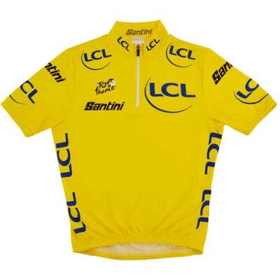 Santini Modèle Gpm 2022 - Maillot - Jaune - Manche courte - Tour de France - Publicité Santini Modèle Gpm 2022 - Maillot - Jaune - Manche courte - Tour de France - Publicité