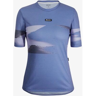 T-shirt Donna Watt Santini manica corta turchese - T-shirt T-shirt Donna Watt Santini manica corta turchese - T-shirt