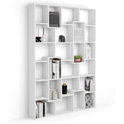 Mobili Fiver Libreria Iacopo - Bianco Frassino - Libreria Mobili Fiver Libreria Iacopo - Bianco Frassino - Libreria