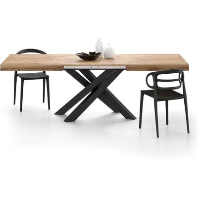 Mobili Fiver Tavolo Estensibile Emma - Legno Rustico - Fino a 10 Persone Mobili Fiver Tavolo Estensibile Emma - Legno Rustico - Fino a 10 Persone