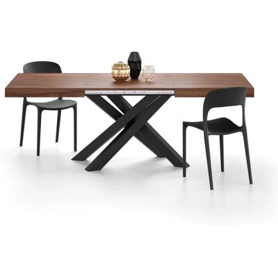 Mobili Fiver Emma Tavolo Estensibile - Noce Canaletto - 140-220cm Mobili Fiver Emma Tavolo Estensibile - Noce Canaletto - 140-220cm