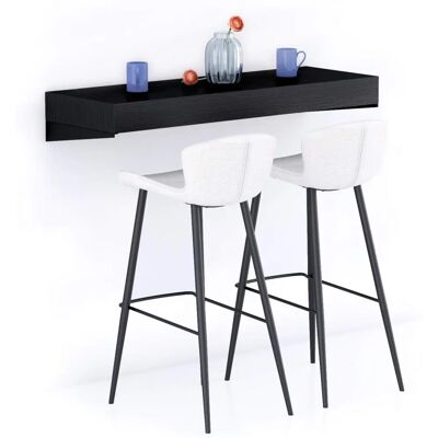 Mobili Fiver Evolution 120x40 - Mensolone Da Bar Nero Mobili Fiver Evolution 120x40 - Mensolone Da Bar Nero