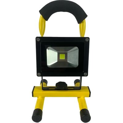 Projecteur LED rechargeable portable 10W étanche - Lampe de secours Projecteur LED rechargeable portable 10W étanche - Lampe de secours