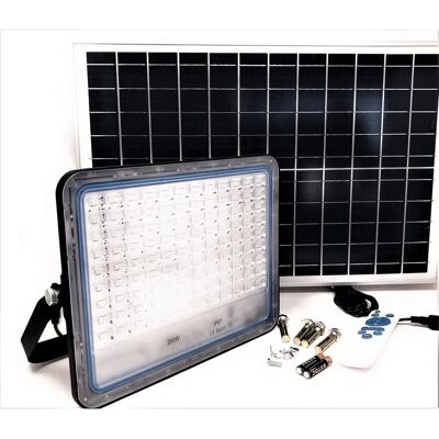 TEMPO DI SALDI Projecteur LED Solaire Noir 200W - Projecteur TEMPO DI SALDI Projecteur LED Solaire Noir 200W - Projecteur