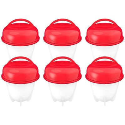 Tempo di Saldi Cocedor de Huevos - 6 Recipientes de Silicona - Fácil de Usar Tempo di Saldi Cocedor de Huevos - 6 Recipientes de Silicona - Fácil de Usar