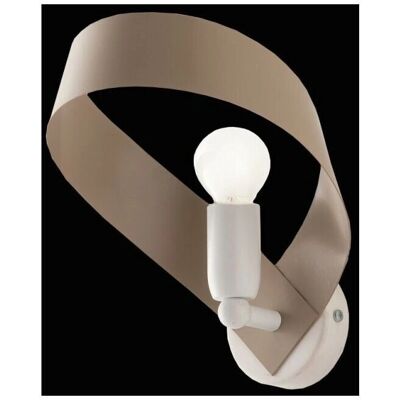 BELIGHT Lámpara de Pared Moderna en Blanco y Tortora - Aplique BELIGHT Lámpara de Pared Moderna en Blanco y Tortora - Aplique